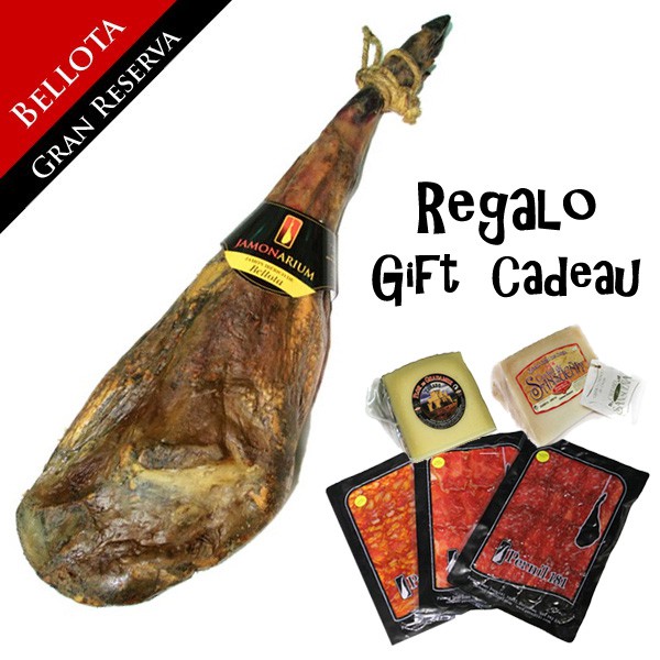 Jambon ibérique Bellota «Gran Reserva 2009» + CADEAU Pack gourmet