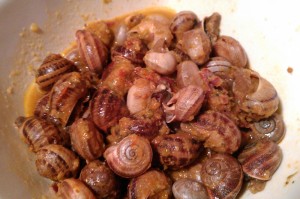 recette escargots jambon serrano chorizo leon